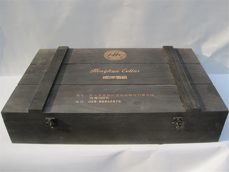 低價格的6瓶裝泡桐木紅酒包裝箱