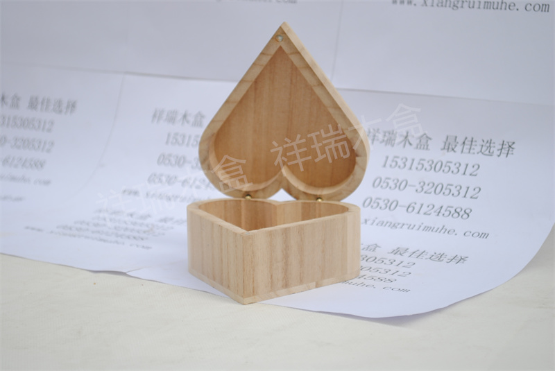 出口日本木制品心型包裝盒